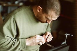 Attention to detail in hand-finishing blades. Copyright Alex Schlacher