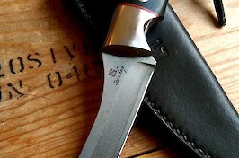 Premium Capreolus XL in VG10 Suminagashi steel, 416 bolsters and black G10 scales